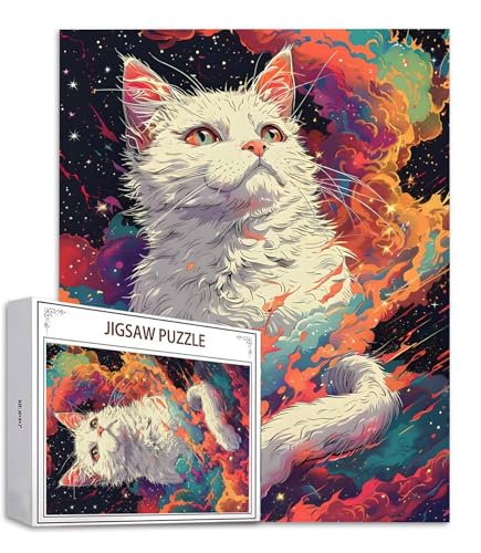 Puzzle 200 Teile Traum Puzzle Erwachsene, Holzpuzzle Erwachsene Puzzelmatten, Mehrfarbig Holzpuzzle, Klassische Puzzles Katze Wooden Jigsaw, Geschicklichkeitsspiel für die Ganze Familie, Dekor S-831 Puzzle 200 Teile Traum Puzzle Erwachsene, Holzpuzzle Erwachsene Puzzelmatten, Mehrfarbig Holzpuzzle, Klassische Puzzles Katze Wooden Jigsaw, Geschicklichkeitsspiel für die Ganze Familie, Dekor S-831 von Saweefog