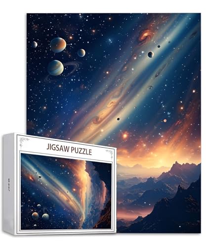 Puzzle 200 Teile Universum Puzzle Erwachsene, Holzpuzzle Erwachsene Puzzelmatten, Mehrfarbig Holzpuzzle, Klassische Puzzles Sternenhimmel Wooden Jigsaw, Geschicklichkeitsspiel für Ganze Familie S-972 Puzzle 200 Teile Universum Puzzle Erwachsene, Holzpuzzle Erwachsene Puzzelmatten, Mehrfarbig Holzpuzzle, Klassische Puzzles Sternenhimmel Wooden Jigsaw, Geschicklichkeitsspiel für Ganze Familie S-972 von Saweefog