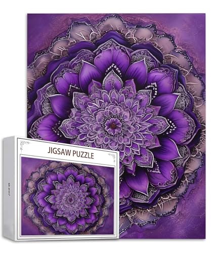 Puzzle 2000 Teile Lila Puzzle Erwachsene, Holzpuzzle Erwachsene Puzzelmatten, Mehrfarbig Holzpuzzle, Klassische Puzzles Mandala Wooden Jigsaw, Geschicklichkeitsspiel für die Ganze Familie S-1000 Puzzle 2000 Teile Lila Puzzle Erwachsene, Holzpuzzle Erwachsene Puzzelmatten, Mehrfarbig Holzpuzzle, Klassische Puzzles Mandala Wooden Jigsaw, Geschicklichkeitsspiel für die Ganze Familie S-1000 von Saweefog