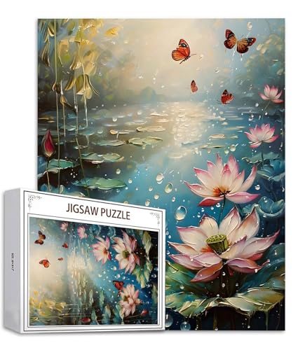 Puzzle 2000 Teile Lotus Puzzle Erwachsene, Holzpuzzle Erwachsene Puzzelmatten, Mehrfarbig Holzpuzzle, Klassische Puzzles Schmetterling Wooden Jigsaw, Geschicklichkeitsspiel für die Ganze Familie S-757 Puzzle 2000 Teile Lotus Puzzle Erwachsene, Holzpuzzle Erwachsene Puzzelmatten, Mehrfarbig Holzpuzzle, Klassische Puzzles Schmetterling Wooden Jigsaw, Geschicklichkeitsspiel für die Ganze Familie S-757 von Saweefog
