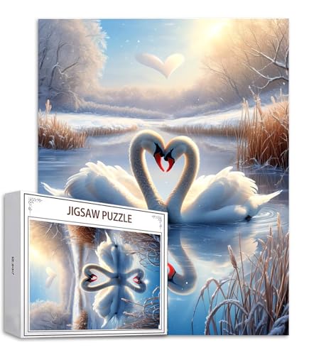 Puzzle 2000 Teile Schwan Puzzle Erwachsene, Holzpuzzle Erwachsene Puzzelmatten, Mehrfarbig Holzpuzzle, Klassische Puzzles See Wooden Jigsaw, Geschicklichkeitsspiel für die Ganze Familie, Dekor S-913 Puzzle 2000 Teile Schwan Puzzle Erwachsene, Holzpuzzle Erwachsene Puzzelmatten, Mehrfarbig Holzpuzzle, Klassische Puzzles See Wooden Jigsaw, Geschicklichkeitsspiel für die Ganze Familie, Dekor S-913 von Saweefog