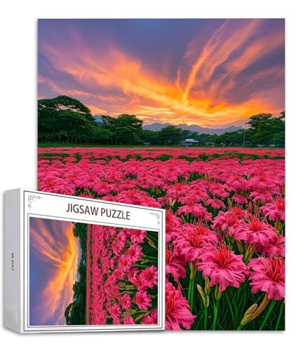 Puzzle 2000 Teile Sonnenuntergang Puzzle Erwachsene, Holzpuzzle Erwachsene Puzzelmatten, Mehrfarbig Holzpuzzle, Klassische Puzzles Blumenmeer Wooden Jigsaw, Geschicklichkeitsspiel für Familie S-770 Puzzle 2000 Teile Sonnenuntergang Puzzle Erwachsene, Holzpuzzle Erwachsene Puzzelmatten, Mehrfarbig Holzpuzzle, Klassische Puzzles Blumenmeer Wooden Jigsaw, Geschicklichkeitsspiel für Familie S-770 von Saweefog