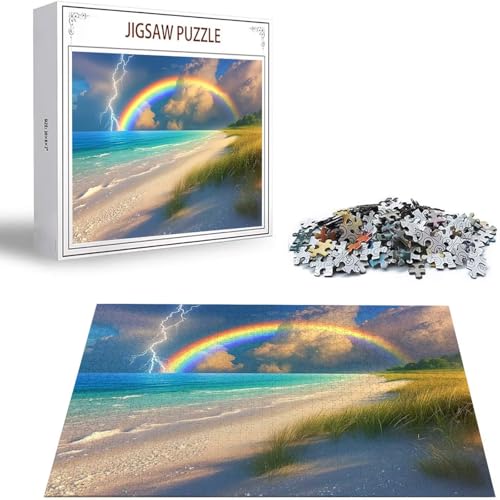 Puzzle 2000 Teile Strand Puzzle Erwachsene, Holzpuzzle Erwachsene Puzzelmatten, Mehrfarbig Holzpuzzle, Klassische Puzzles Regenbogen Wooden Jigsaw, Geschicklichkeitsspiel für die Ganze Familie S-390 Puzzle 2000 Teile Strand Puzzle Erwachsene, Holzpuzzle Erwachsene Puzzelmatten, Mehrfarbig Holzpuzzle, Klassische Puzzles Regenbogen Wooden Jigsaw, Geschicklichkeitsspiel für die Ganze Familie S-390 von Saweefog