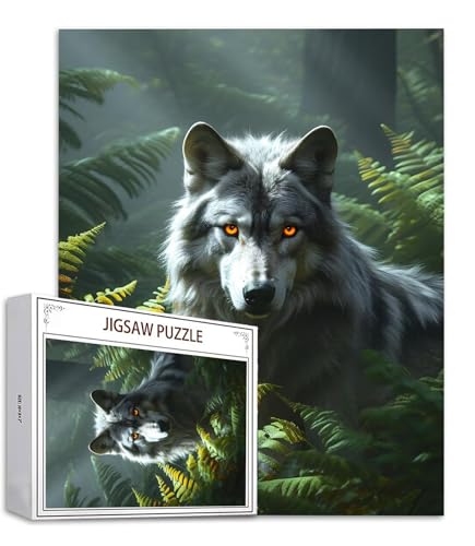 Puzzle 2000 Teile Wald Puzzle Erwachsene, Holzpuzzle Erwachsene Puzzelmatten, Mehrfarbig Holzpuzzle, Klassische Puzzles Wolf Wooden Jigsaw, Geschicklichkeitsspiel für die Ganze Familie, Geschenk S-885 Puzzle 2000 Teile Wald Puzzle Erwachsene, Holzpuzzle Erwachsene Puzzelmatten, Mehrfarbig Holzpuzzle, Klassische Puzzles Wolf Wooden Jigsaw, Geschicklichkeitsspiel für die Ganze Familie, Geschenk S-885 von Saweefog