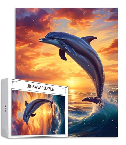 Puzzle 2000 Teile Wellen Puzzle Erwachsene, Holzpuzzle Erwachsene Puzzelmatten, Mehrfarbig Holzpuzzle, Klassische Puzzles Delphin Wooden Jigsaw, Geschicklichkeitsspiel für die Ganze Familie S-634 Puzzle 2000 Teile Wellen Puzzle Erwachsene, Holzpuzzle Erwachsene Puzzelmatten, Mehrfarbig Holzpuzzle, Klassische Puzzles Delphin Wooden Jigsaw, Geschicklichkeitsspiel für die Ganze Familie S-634 von Saweefog