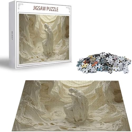 Puzzle 300 Teile Abstrakt Puzzle Erwachsene, Holzpuzzle Erwachsene Puzzelmatten, Mehrfarbig Holzpuzzle, Klassische Puzzles Weiße Taube Wooden Jigsaw, Geschicklichkeitsspiel für die Ganze Familie S-40 von Saweefog