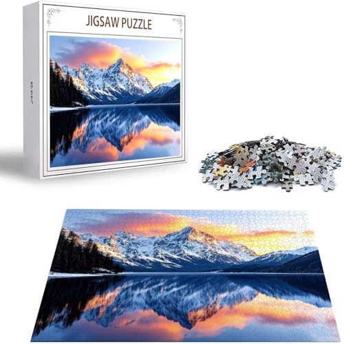Puzzle 300 Teile Berg Puzzle Erwachsene, Holzpuzzle Erwachsene Puzzelmatten, Mehrfarbig Holzpuzzle, Klassische Puzzles See Wooden Jigsaw, Geschicklichkeitsspiel für die Ganze Familie, Geschenk S-398 Puzzle 300 Teile Berg Puzzle Erwachsene, Holzpuzzle Erwachsene Puzzelmatten, Mehrfarbig Holzpuzzle, Klassische Puzzles See Wooden Jigsaw, Geschicklichkeitsspiel für die Ganze Familie, Geschenk S-398 von Saweefog