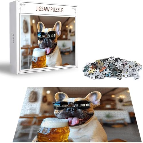 Puzzle 300 Teile Bier Puzzle Erwachsene, Holzpuzzle Erwachsene Puzzelmatten, Mehrfarbig Holzpuzzle, Klassische Puzzles Hund Wooden Jigsaw, Geschicklichkeitsspiel für die Ganze Familie, Geschenk S-354 Puzzle 300 Teile Bier Puzzle Erwachsene, Holzpuzzle Erwachsene Puzzelmatten, Mehrfarbig Holzpuzzle, Klassische Puzzles Hund Wooden Jigsaw, Geschicklichkeitsspiel für die Ganze Familie, Geschenk S-354 von Saweefog