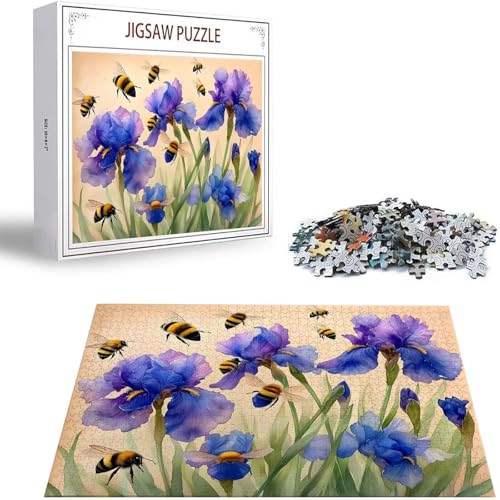 Puzzle 300 Teile Blume Puzzle Erwachsene, Holzpuzzle Erwachsene Puzzelmatten, Mehrfarbig Holzpuzzle, Klassische Puzzles Biene Wooden Jigsaw, Geschicklichkeitsspiel für die Ganze Familie, Dekor S-204 Puzzle 300 Teile Blume Puzzle Erwachsene, Holzpuzzle Erwachsene Puzzelmatten, Mehrfarbig Holzpuzzle, Klassische Puzzles Biene Wooden Jigsaw, Geschicklichkeitsspiel für die Ganze Familie, Dekor S-204 von Saweefog