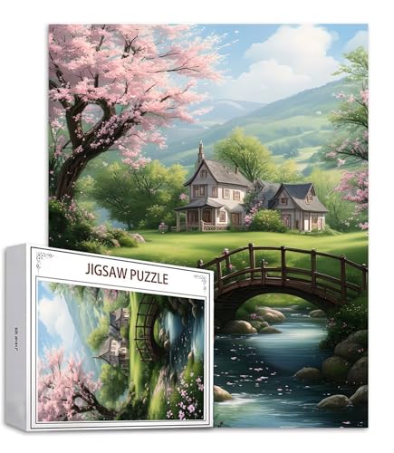 Puzzle 300 Teile Brücke Puzzle Erwachsene, Holzpuzzle Erwachsene Puzzelmatten, Mehrfarbig Holzpuzzle, Klassische Puzzles Landschaft Wooden Jigsaw, Geschicklichkeitsspiel für die Ganze Familie S-872 Puzzle 300 Teile Brücke Puzzle Erwachsene, Holzpuzzle Erwachsene Puzzelmatten, Mehrfarbig Holzpuzzle, Klassische Puzzles Landschaft Wooden Jigsaw, Geschicklichkeitsspiel für die Ganze Familie S-872 von Saweefog