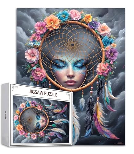 Puzzle 300 Teile Frau Puzzle Erwachsene, Holzpuzzle Erwachsene Puzzelmatten, Mehrfarbig Holzpuzzle, Klassische Puzzles Traumfänger Wooden Jigsaw, Geschicklichkeitsspiel für die Ganze Familie S-861 Puzzle 300 Teile Frau Puzzle Erwachsene, Holzpuzzle Erwachsene Puzzelmatten, Mehrfarbig Holzpuzzle, Klassische Puzzles Traumfänger Wooden Jigsaw, Geschicklichkeitsspiel für die Ganze Familie S-861 von Saweefog
