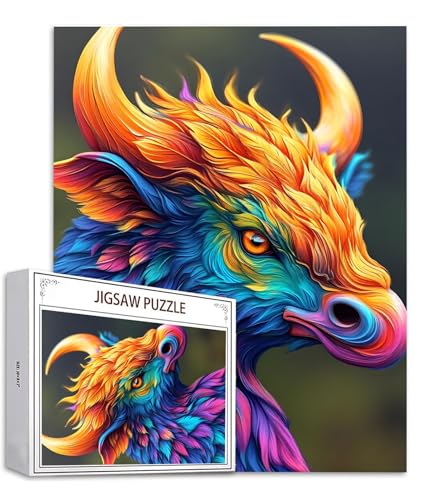 Puzzle 300 Teile Ochse Puzzle Erwachsene, Holzpuzzle Erwachsene Puzzelmatten, Mehrfarbig Holzpuzzle, Klassische Puzzles Tier Wooden Jigsaw, Geschicklichkeitsspiel für die Ganze Familie, Geschenk S-860 Puzzle 300 Teile Ochse Puzzle Erwachsene, Holzpuzzle Erwachsene Puzzelmatten, Mehrfarbig Holzpuzzle, Klassische Puzzles Tier Wooden Jigsaw, Geschicklichkeitsspiel für die Ganze Familie, Geschenk S-860 von Saweefog