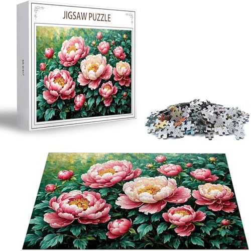 Puzzle 300 Teile Rosa Puzzle Erwachsene, Holzpuzzle Erwachsene Puzzelmatten, Mehrfarbig Holzpuzzle, Klassische Puzzles Pfingstrose Wooden Jigsaw, Geschicklichkeitsspiel für die Ganze Familie S-126 Puzzle 300 Teile Rosa Puzzle Erwachsene, Holzpuzzle Erwachsene Puzzelmatten, Mehrfarbig Holzpuzzle, Klassische Puzzles Pfingstrose Wooden Jigsaw, Geschicklichkeitsspiel für die Ganze Familie S-126 von Saweefog