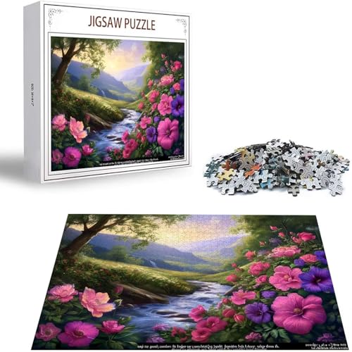Puzzle 4000 Teile Blume Puzzle Erwachsene, Holzpuzzle Erwachsene Puzzelmatten, Mehrfarbig Holzpuzzle, Klassische Puzzles Fluss Wooden Jigsaw, Geschicklichkeitsspiel für die Ganze Familie S-192 Puzzle 4000 Teile Blume Puzzle Erwachsene, Holzpuzzle Erwachsene Puzzelmatten, Mehrfarbig Holzpuzzle, Klassische Puzzles Fluss Wooden Jigsaw, Geschicklichkeitsspiel für die Ganze Familie S-192 von Saweefog