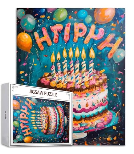 Puzzle 4000 Teile Geburtstag Puzzle Erwachsene, Holzpuzzle Erwachsene Puzzelmatten, Mehrfarbig Holzpuzzle, Klassische Puzzles Kuchen Wooden Jigsaw, Geschicklichkeitsspiel für die Ganze Familie S-903 Puzzle 4000 Teile Geburtstag Puzzle Erwachsene, Holzpuzzle Erwachsene Puzzelmatten, Mehrfarbig Holzpuzzle, Klassische Puzzles Kuchen Wooden Jigsaw, Geschicklichkeitsspiel für die Ganze Familie S-903 von Saweefog