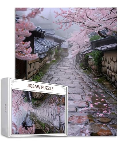 Puzzle 4000 Teile Kirschblüten Puzzle Erwachsene, Holzpuzzle Erwachsene Puzzelmatten, Mehrfarbig Holzpuzzle, Klassische Puzzles Straße Wooden Jigsaw, Geschicklichkeitsspiel für die Ganze Familie S-964 Puzzle 4000 Teile Kirschblüten Puzzle Erwachsene, Holzpuzzle Erwachsene Puzzelmatten, Mehrfarbig Holzpuzzle, Klassische Puzzles Straße Wooden Jigsaw, Geschicklichkeitsspiel für die Ganze Familie S-964 von Saweefog