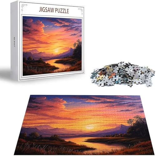 Puzzle 4000 Teile Sonnenuntergang Puzzle Erwachsene, Holzpuzzle Erwachsene Puzzelmatten, Mehrfarbig Holzpuzzle, Klassische Puzzles Landschaft Wooden Jigsaw, Geschicklichkeitsspiel für Familie S-276 Puzzle 4000 Teile Sonnenuntergang Puzzle Erwachsene, Holzpuzzle Erwachsene Puzzelmatten, Mehrfarbig Holzpuzzle, Klassische Puzzles Landschaft Wooden Jigsaw, Geschicklichkeitsspiel für Familie S-276 von Saweefog
