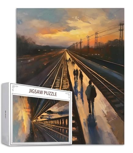 Puzzle 4000 Teile Szene Puzzle Erwachsene, Holzpuzzle Erwachsene Puzzelmatten, Mehrfarbig Holzpuzzle, Klassische Puzzles Eisenbahn Wooden Jigsaw, Geschicklichkeitsspiel für die Ganze Familie S-743 Puzzle 4000 Teile Szene Puzzle Erwachsene, Holzpuzzle Erwachsene Puzzelmatten, Mehrfarbig Holzpuzzle, Klassische Puzzles Eisenbahn Wooden Jigsaw, Geschicklichkeitsspiel für die Ganze Familie S-743 von Saweefog