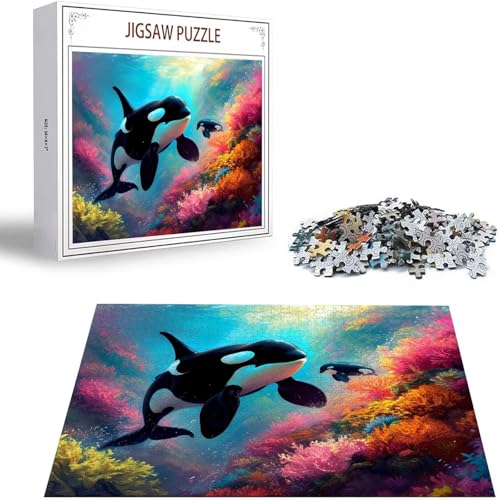 Puzzle 4000 Teile Tier Puzzle Erwachsene, Holzpuzzle Erwachsene Puzzelmatten, Mehrfarbig Holzpuzzle, Klassische Puzzles Delphin Wooden Jigsaw, Geschicklichkeitsspiel für die Ganze Familie S-84 Puzzle 4000 Teile Tier Puzzle Erwachsene, Holzpuzzle Erwachsene Puzzelmatten, Mehrfarbig Holzpuzzle, Klassische Puzzles Delphin Wooden Jigsaw, Geschicklichkeitsspiel für die Ganze Familie S-84 von Saweefog