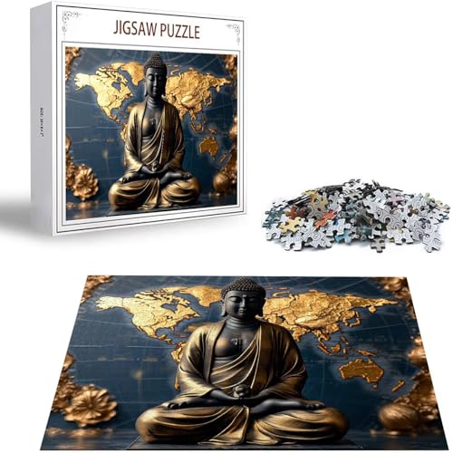 Retro Puzzle 500 Teile Zen Puzzle Erwachsene, Holzpuzzle Erwachsene, DIY Groß Puzzelmatten, Premium Quality Klassische Wooden Jigsaw, Holzpuzzle ab 14 Jahren für Jungen, Geschenke Mädche S-136 Retro Puzzle 500 Teile Zen Puzzle Erwachsene, Holzpuzzle Erwachsene, DIY Groß Puzzelmatten, Premium Quality Klassische Wooden Jigsaw, Holzpuzzle ab 14 Jahren für Jungen, Geschenke Mädche S-136 von Saweefog
