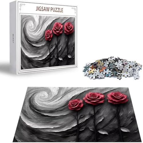 Rose Puzzle 1500 Teile Blume Puzzle Erwachsene, Holzpuzzle Erwachsene, DIY Groß Puzzelmatten, Premium Quality Klassische Wooden Jigsaw, Holzpuzzle ab 14 Jahren für Jungen, Geschenke Mädche S-306 Rose Puzzle 1500 Teile Blume Puzzle Erwachsene, Holzpuzzle Erwachsene, DIY Groß Puzzelmatten, Premium Quality Klassische Wooden Jigsaw, Holzpuzzle ab 14 Jahren für Jungen, Geschenke Mädche S-306 von Saweefog