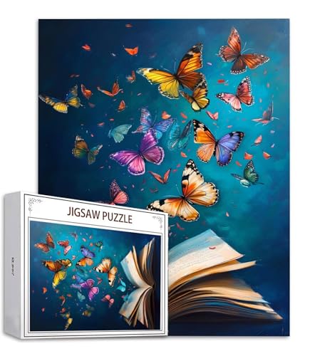Schmetterling Puzzle 300 Teile Buch Puzzle Erwachsene, Holzpuzzle Erwachsene, DIY Groß Puzzelmatten, Premium Klassische Wooden Jigsaw, Holzpuzzle ab 14 Jahren für Jungen, Geschenke Mädche S-668 Schmetterling Puzzle 300 Teile Buch Puzzle Erwachsene, Holzpuzzle Erwachsene, DIY Groß Puzzelmatten, Premium Klassische Wooden Jigsaw, Holzpuzzle ab 14 Jahren für Jungen, Geschenke Mädche S-668 von Saweefog