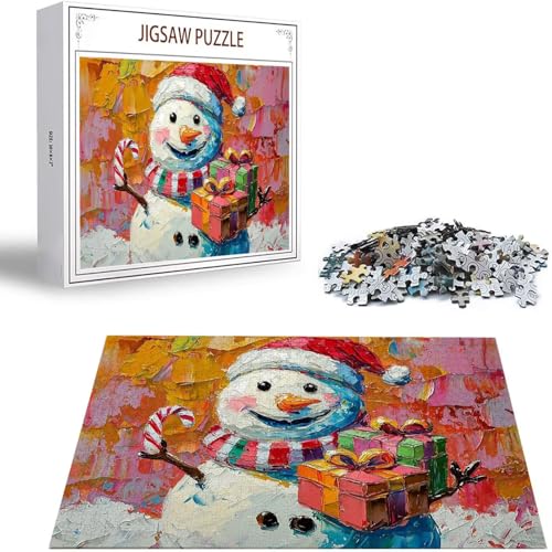 Schneemann Puzzle 5000 Teile Geschenk Puzzle Erwachsene, Holzpuzzle Erwachsene, DIY Groß Puzzelmatten, Premium Klassische Wooden Jigsaw, Holzpuzzle ab 14 Jahren für Jungen, Geschenke Mädche S-460 Schneemann Puzzle 5000 Teile Geschenk Puzzle Erwachsene, Holzpuzzle Erwachsene, DIY Groß Puzzelmatten, Premium Klassische Wooden Jigsaw, Holzpuzzle ab 14 Jahren für Jungen, Geschenke Mädche S-460 von Saweefog