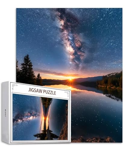 See Puzzle 500 Teile Szene Puzzle Erwachsene, Holzpuzzle Erwachsene, DIY Groß Puzzelmatten, Premium Quality Klassische Wooden Jigsaw, Holzpuzzle ab 14 Jahren für Jungen, Geschenke Mädche S-651 von Saweefog