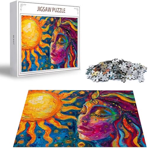 Sonne Puzzle 1500 Teile Göttin Puzzle Erwachsene, Holzpuzzle Erwachsene, DIY Groß Puzzelmatten, Premium Quality Klassische Wooden Jigsaw, Holzpuzzle ab 14 Jahren für Jungen, Geschenke Mädche S-427 Sonne Puzzle 1500 Teile Göttin Puzzle Erwachsene, Holzpuzzle Erwachsene, DIY Groß Puzzelmatten, Premium Quality Klassische Wooden Jigsaw, Holzpuzzle ab 14 Jahren für Jungen, Geschenke Mädche S-427 von Saweefog