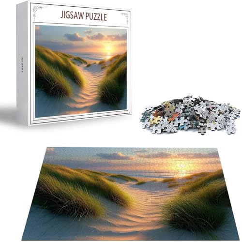 Sonnenuntergang Puzzle 300 Teile Strand Puzzle Erwachsene, Holzpuzzle Erwachsene, DIY Groß Puzzelmatten, Premium Quality Klassische Wooden Jigsaw, Holzpuzzle ab 14 Jahren für Jungen, Geschenke S-284 Sonnenuntergang Puzzle 300 Teile Strand Puzzle Erwachsene, Holzpuzzle Erwachsene, DIY Groß Puzzelmatten, Premium Quality Klassische Wooden Jigsaw, Holzpuzzle ab 14 Jahren für Jungen, Geschenke S-284 von Saweefog