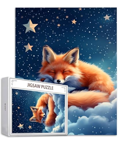 Sternenhimmel Puzzle 300 Teile Fuchs Puzzle Erwachsene, Holzpuzzle Erwachsene, DIY Groß Puzzelmatten, Premium Klassische Wooden Jigsaw, Holzpuzzle ab 14 Jahren für Jungen, Geschenke Mädche S-941 Sternenhimmel Puzzle 300 Teile Fuchs Puzzle Erwachsene, Holzpuzzle Erwachsene, DIY Groß Puzzelmatten, Premium Klassische Wooden Jigsaw, Holzpuzzle ab 14 Jahren für Jungen, Geschenke Mädche S-941 von Saweefog