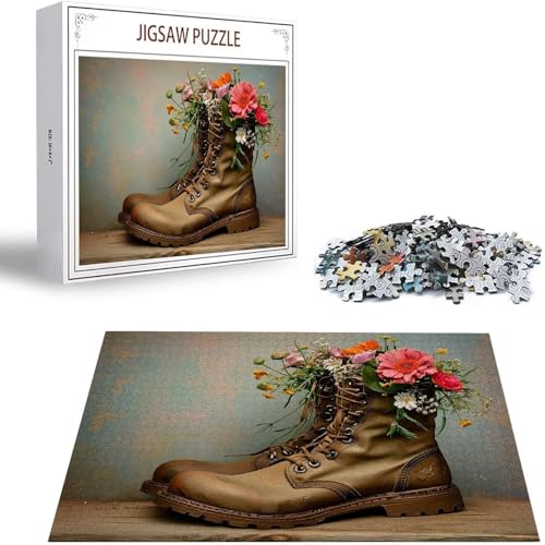 Stiefel Puzzle 5000 Teile Blume Puzzle Erwachsene, Holzpuzzle Erwachsene, DIY Groß Puzzelmatten, Premium Quality Klassische Wooden Jigsaw, Holzpuzzle ab 14 Jahren für Jungen, Geschenke Mädche S-459 Stiefel Puzzle 5000 Teile Blume Puzzle Erwachsene, Holzpuzzle Erwachsene, DIY Groß Puzzelmatten, Premium Quality Klassische Wooden Jigsaw, Holzpuzzle ab 14 Jahren für Jungen, Geschenke Mädche S-459 von Saweefog