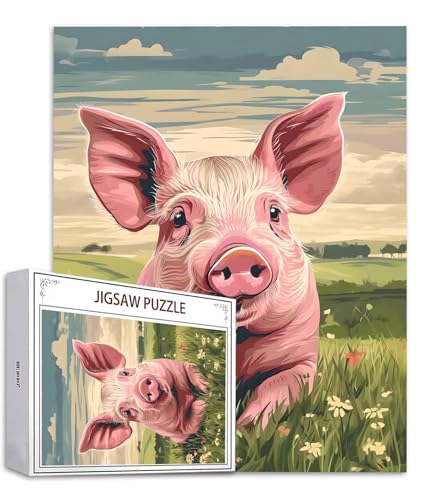 Tier Puzzle 3000 Teile Schwein Puzzle Erwachsene, Holzpuzzle Erwachsene, DIY Groß Puzzelmatten, Premium Quality Klassische Wooden Jigsaw, Holzpuzzle ab 14 Jahren für Jungen, Geschenke Mädche S-612 Tier Puzzle 3000 Teile Schwein Puzzle Erwachsene, Holzpuzzle Erwachsene, DIY Groß Puzzelmatten, Premium Quality Klassische Wooden Jigsaw, Holzpuzzle ab 14 Jahren für Jungen, Geschenke Mädche S-612 von Saweefog