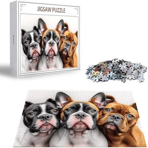 Tier Puzzle 500 Teile Hund Puzzle Erwachsene, Holzpuzzle Erwachsene, DIY Groß Puzzelmatten, Premium Quality Klassische Wooden Jigsaw, Holzpuzzle ab 14 Jahren für Jungen, Geschenke Mädche S-77 Tier Puzzle 500 Teile Hund Puzzle Erwachsene, Holzpuzzle Erwachsene, DIY Groß Puzzelmatten, Premium Quality Klassische Wooden Jigsaw, Holzpuzzle ab 14 Jahren für Jungen, Geschenke Mädche S-77 von Saweefog