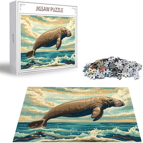 Tier Puzzle 500 Teile Siegel Puzzle Erwachsene, Holzpuzzle Erwachsene, DIY Groß Puzzelmatten, Premium Quality Klassische Wooden Jigsaw, Holzpuzzle ab 14 Jahren für Jungen, Geschenke Mädche S-82 Tier Puzzle 500 Teile Siegel Puzzle Erwachsene, Holzpuzzle Erwachsene, DIY Groß Puzzelmatten, Premium Quality Klassische Wooden Jigsaw, Holzpuzzle ab 14 Jahren für Jungen, Geschenke Mädche S-82 von Saweefog