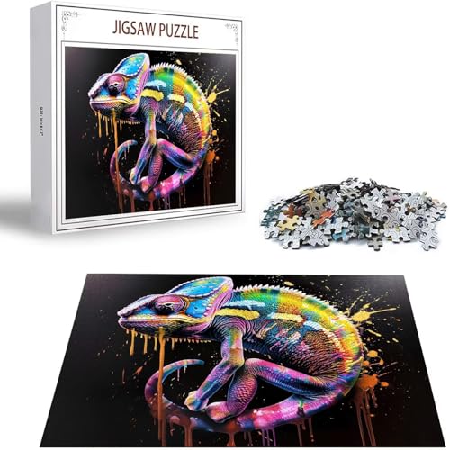 Tier Puzzle 5000 Teile Eidechse Puzzle Erwachsene, Holzpuzzle Erwachsene, DIY Groß Puzzelmatten, Premium Quality Klassische Wooden Jigsaw, Holzpuzzle ab 14 Jahren für Jungen, Geschenke Mädche S-105 Tier Puzzle 5000 Teile Eidechse Puzzle Erwachsene, Holzpuzzle Erwachsene, DIY Groß Puzzelmatten, Premium Quality Klassische Wooden Jigsaw, Holzpuzzle ab 14 Jahren für Jungen, Geschenke Mädche S-105 von Saweefog
