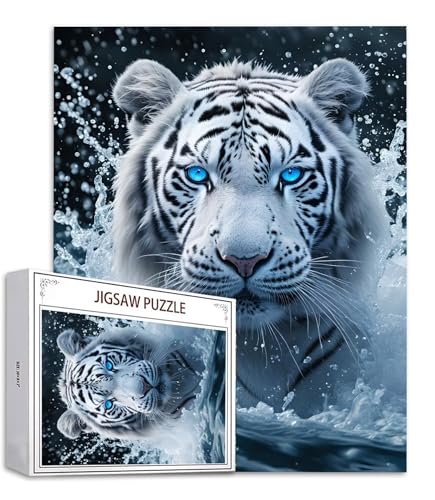 Tiger Puzzle 500 Teile Tier Puzzle Erwachsene, Holzpuzzle Erwachsene, DIY Groß Puzzelmatten, Premium Quality Klassische Wooden Jigsaw, Holzpuzzle ab 14 Jahren für Jungen, Geschenke Mädche S-753 Tiger Puzzle 500 Teile Tier Puzzle Erwachsene, Holzpuzzle Erwachsene, DIY Groß Puzzelmatten, Premium Quality Klassische Wooden Jigsaw, Holzpuzzle ab 14 Jahren für Jungen, Geschenke Mädche S-753 von Saweefog