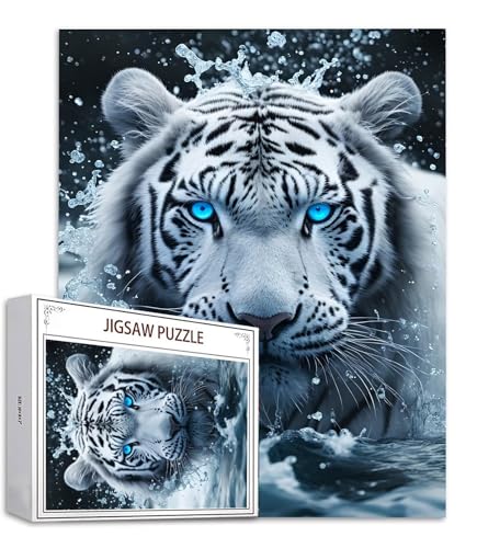 Tiger Puzzle 500 Teile Tier Puzzle Erwachsene, Holzpuzzle Erwachsene, DIY Groß Puzzelmatten, Premium Quality Klassische Wooden Jigsaw, Holzpuzzle ab 14 Jahren für Jungen, Geschenke Mädche S-754 Tiger Puzzle 500 Teile Tier Puzzle Erwachsene, Holzpuzzle Erwachsene, DIY Groß Puzzelmatten, Premium Quality Klassische Wooden Jigsaw, Holzpuzzle ab 14 Jahren für Jungen, Geschenke Mädche S-754 von Saweefog