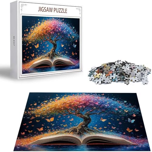 Traum Puzzle 1500 Teile Baum Puzzle Erwachsene, Holzpuzzle Erwachsene, DIY Groß Puzzelmatten, Premium Quality Klassische Wooden Jigsaw, Holzpuzzle ab 14 Jahren für Jungen, Geschenke Mädche S-328 von Saweefog