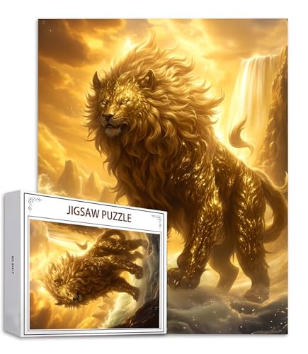 Traum Puzzle 1500 Teile Löwe Puzzle Erwachsene, Holzpuzzle Erwachsene, DIY Groß Puzzelmatten, Premium Quality Klassische Wooden Jigsaw, Holzpuzzle ab 14 Jahren für Jungen, Geschenke Mädche S-845 Traum Puzzle 1500 Teile Löwe Puzzle Erwachsene, Holzpuzzle Erwachsene, DIY Groß Puzzelmatten, Premium Quality Klassische Wooden Jigsaw, Holzpuzzle ab 14 Jahren für Jungen, Geschenke Mädche S-845 von Saweefog