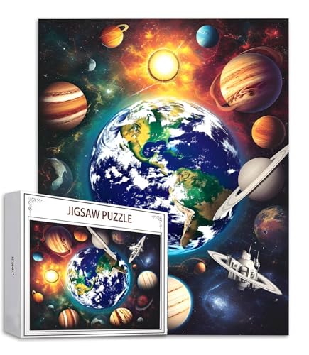 Universum Puzzle 500 Teile Sternenhimmel Puzzle Erwachsene, Holzpuzzle Erwachsene, DIY Groß Puzzelmatten, Premium Quality Klassische Wooden Jigsaw, Holzpuzzle ab 14 Jahren für Jungen, Geschenke S-971 von Saweefog