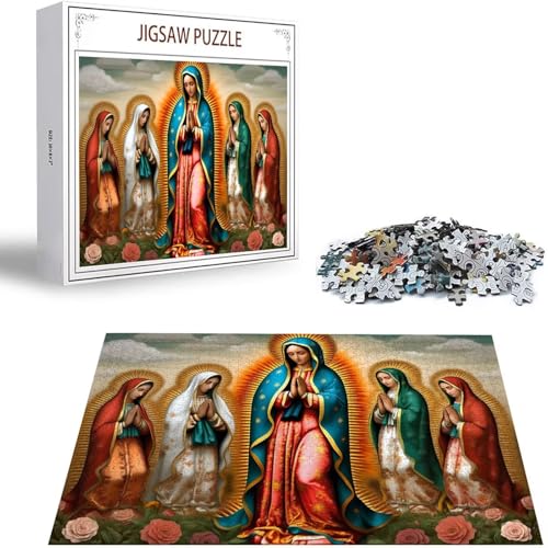 Unsere Liebe Frau Puzzle 500 Teile Frau Puzzle Erwachsene, Holzpuzzle Erwachsene, DIY Groß Puzzelmatten, Premium Quality Klassische Wooden Jigsaw, Holzpuzzle ab 14 Jahren für Jungen, Geschenke S-410 Unsere Liebe Frau Puzzle 500 Teile Frau Puzzle Erwachsene, Holzpuzzle Erwachsene, DIY Groß Puzzelmatten, Premium Quality Klassische Wooden Jigsaw, Holzpuzzle ab 14 Jahren für Jungen, Geschenke S-410 von Saweefog