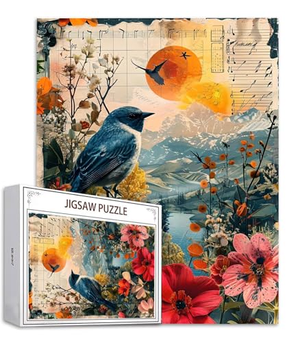 Vogel Puzzle 500 Teile Blume Puzzle Erwachsene, Holzpuzzle Erwachsene, DIY Groß Puzzelmatten, Premium Quality Klassische Wooden Jigsaw, Holzpuzzle ab 14 Jahren für Jungen, Geschenke Mädche S-857 Vogel Puzzle 500 Teile Blume Puzzle Erwachsene, Holzpuzzle Erwachsene, DIY Groß Puzzelmatten, Premium Quality Klassische Wooden Jigsaw, Holzpuzzle ab 14 Jahren für Jungen, Geschenke Mädche S-857 von Saweefog