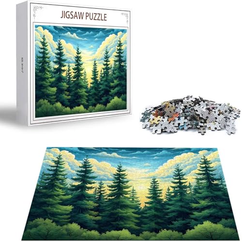 Wald Puzzle 1500 Teile Landschaft Puzzle Erwachsene, Holzpuzzle Erwachsene, DIY Groß Puzzelmatten, Premium Quality Klassische Wooden Jigsaw, Holzpuzzle ab 14 Jahren für Jungen, Geschenke Mädche S-379 Wald Puzzle 1500 Teile Landschaft Puzzle Erwachsene, Holzpuzzle Erwachsene, DIY Groß Puzzelmatten, Premium Quality Klassische Wooden Jigsaw, Holzpuzzle ab 14 Jahren für Jungen, Geschenke Mädche S-379 von Saweefog