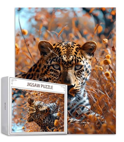 Wald Puzzle 300 Teile Leopard Puzzle Erwachsene, Holzpuzzle Erwachsene, DIY Groß Puzzelmatten, Premium Quality Klassische Wooden Jigsaw, Holzpuzzle ab 14 Jahren für Jungen, Geschenke Mädche S-881 Wald Puzzle 300 Teile Leopard Puzzle Erwachsene, Holzpuzzle Erwachsene, DIY Groß Puzzelmatten, Premium Quality Klassische Wooden Jigsaw, Holzpuzzle ab 14 Jahren für Jungen, Geschenke Mädche S-881 von Saweefog