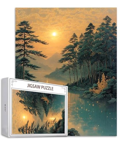 Wald Puzzle 3000 Teile Szene Puzzle Erwachsene, Holzpuzzle Erwachsene, DIY Groß Puzzelmatten, Premium Quality Klassische Wooden Jigsaw, Holzpuzzle ab 14 Jahren für Jungen, Geschenke Mädche S-883 Wald Puzzle 3000 Teile Szene Puzzle Erwachsene, Holzpuzzle Erwachsene, DIY Groß Puzzelmatten, Premium Quality Klassische Wooden Jigsaw, Holzpuzzle ab 14 Jahren für Jungen, Geschenke Mädche S-883 von Saweefog