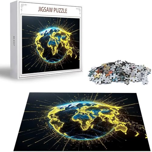 Weltkarte Puzzle 1500 Teile Szene Puzzle Erwachsene, Holzpuzzle Erwachsene, DIY Groß Puzzelmatten, Premium Quality Klassische Wooden Jigsaw, Holzpuzzle ab 14 Jahren für Jungen, Geschenke Mädche S-413 Weltkarte Puzzle 1500 Teile Szene Puzzle Erwachsene, Holzpuzzle Erwachsene, DIY Groß Puzzelmatten, Premium Quality Klassische Wooden Jigsaw, Holzpuzzle ab 14 Jahren für Jungen, Geschenke Mädche S-413 von Saweefog