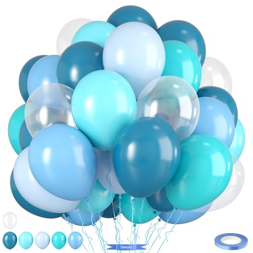 Luftballons mit Ozean-Thema, Macaron-Licht, Baby-Meerblau, Blaugrün, transparente Ballons für Kinder, Jungen, Mädchen, Ozean-Thema, Geburtstag, Party, Babyparty, Dekorationen Luftballons mit Ozean-Thema, Macaron-Licht, Baby-Meerblau, Blaugrün, transparente Ballons für Kinder, Jungen, Mädchen, Ozean-Thema, Geburtstag, Party, Babyparty, Dekorationen von Saxuxu