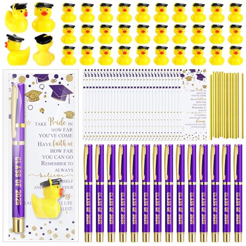 Sayglossy Gelschreiber, Minikartenkappe, Ente aus Kunstharz, für Abschlussfeiern, Partys, Dekorationen, Gastgeschenke für Studenten, Violett, 30 Sets Sayglossy Gelschreiber, Minikartenkappe, Ente aus Kunstharz, für Abschlussfeiern, Partys, Dekorationen, Gastgeschenke für Studenten, Violett, 30 Sets von Sayglossy