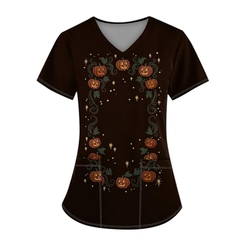 Saymany Halloween Kasaks Altenpflege Damen Fledermaus Halloween-Kostüme Kittel Locker Halloween-Kostüm Kostüm Bequem Kostüm Erwachsene Kostume Geister Kasacks Pflege （3-Black，M） von Saymany